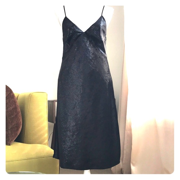 Bailey 44 Black Metallic Velvet Dress - Picture 4 of 8